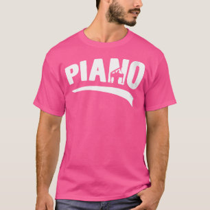 Vrouwen Piano Pianist Toetsenbord Muziek Klassiek T-shirt