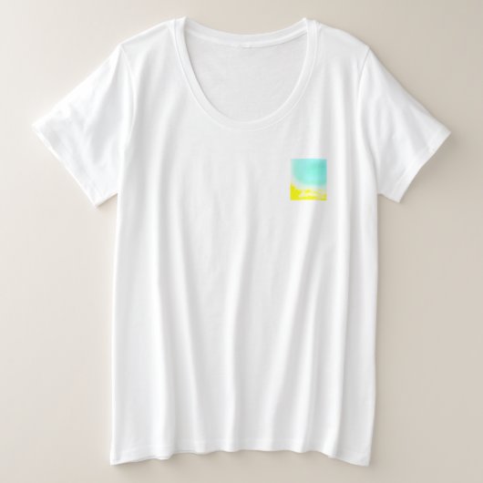 Vrouwen Plus Maat Tshirt Cool Eco Style Design (Design voorkant)