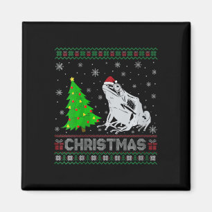 Vrouwen Poison Dart Kikker Xmas Tree Lighting Ugly Magneet