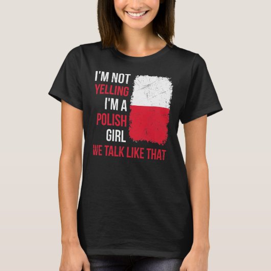 Vrouwen Polen Pride Design voor een trots Pools T-shirt (Voorkant)