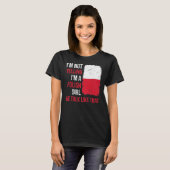 Vrouwen Polen Pride Design voor een trots Pools T-shirt (Voorkant volledig)