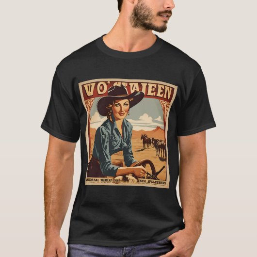 Vrouwen Poster T-shirt (Voorkant)