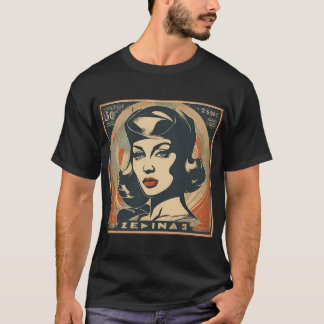 Vrouwen Poster T-shirt, Shirten uit de jaren 90 T-shirt