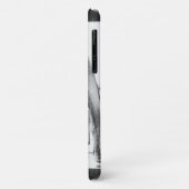 Vrouwen poten, glas en roos potloodtrekkunst Case-Mate iPhone case (Achterkant/links)