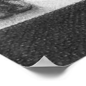 Vrouwen poten, glas en roos potloodtrekkunst poster (Hoek)