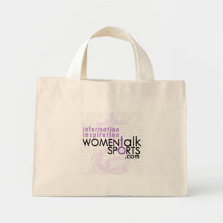 Vrouwen praten over sporttas mini tote bag