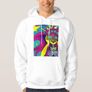VROUWEN PSICODELISCH HOODIE