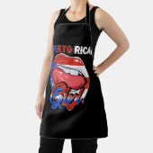 Vrouwen Puerto Rican Girl Puerto Rican Flag Lips P Schort (Insitu)