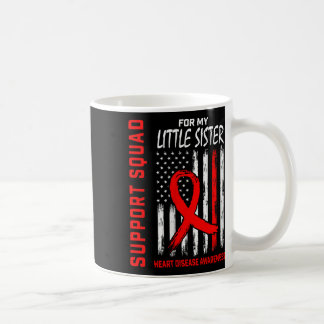Vrouwen Red Little Sister Heart Disease Awareness  Koffiemok