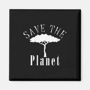 Vrouwen redden de planeet milieubescherming magneet