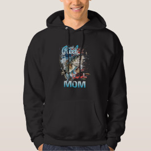 Vrouwen Reel Cool Mom Amerikaanse Vlag Funny Uncle Hoodie