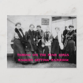 vrouwen reizen uitnodiging briefkaart