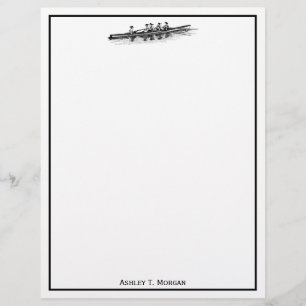 Vrouwen Rowers-bemanningsteam Water Sports Black