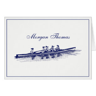 Vrouwen Rowers-team watersport blauw