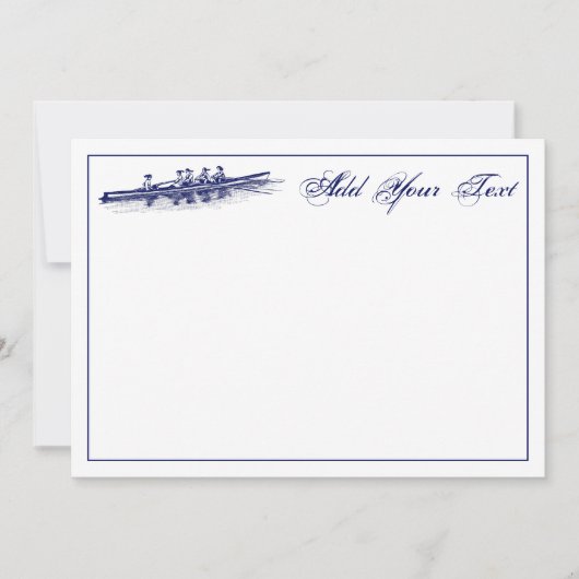 Vrouwen Rowers-team watersport blauw (Voorkant)