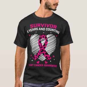 Vrouwen Roze borstkanker Overleving 8 jaar Gratis  T-shirt