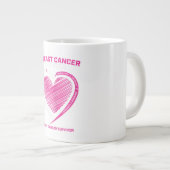 Vrouwen Roze borstkanker Overlevingskansen Vrouwen Extra Grote Beker (Voorkant rechts)