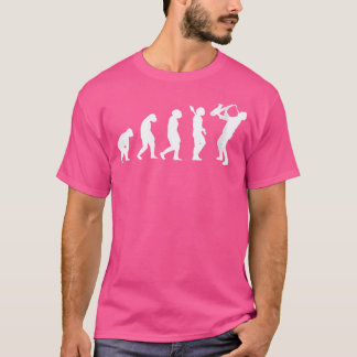 Vrouwen Saxofonist Gift Idee Evolutie Jazz Muziek T-shirt