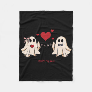 Vrouwen Schattige Je bent mijn Boo Ghost Schattige Fleece Deken