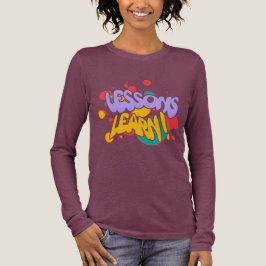 VROUWEN SCHILDERSPAT LES LANG SLEEVE  Tri-Blend SHIRT