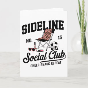 Vrouwen Sideline Sociale Club Voetbal Moeder Wedst Kaart