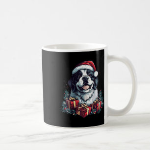Vrouwen Sint Bernard Santa Hat Grappige Kerstman S Koffiemok