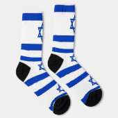 Vrouwen sokken met vlag van Israël (Rechts)