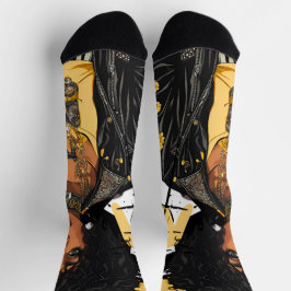 vrouwen-sokken, urban-beauty, grafitti, urban-girl sokken