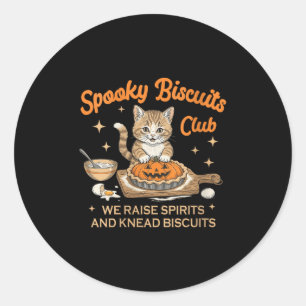 Vrouwen Soky Biscuits Club Halloween Bakken Bakker Ronde Sticker