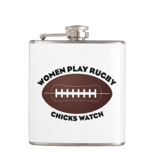Vrouwen spelen Rugby, Chicks Watch Heupfles