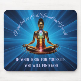 Vrouwen Spirituele mediation Mousepad Muismat