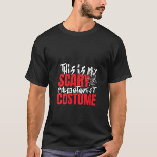 Vrouwen Spooky Phlebotomy Nurse Vampire Halloween T-shirt