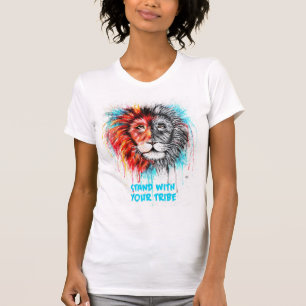 Vrouwen staan bij je stam T-shirt