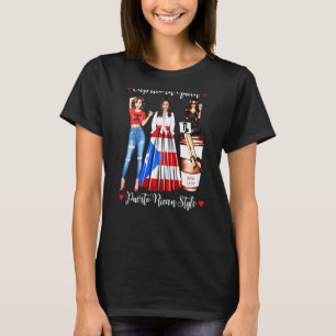 Vrouwen Steenbok Koningin Puerto Ricaanse stijl De T-shirt