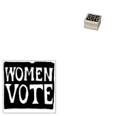 Vrouwen stembord 	rubberstempel (Gestempeld)
