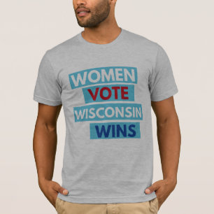 Vrouwen stemmen. Wisconsin Wins Unisex T-shirt
