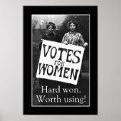 vrouwen Stemming Poster (Voorkant)