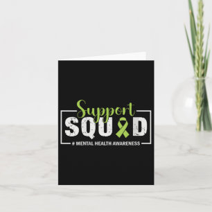 Vrouwen Support Squad Geestelijke Gezondheid Bewus Kaart
