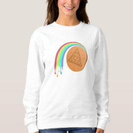 Vrouwen Sweatshirt Dalgona Driehoek Gesmolten Rege