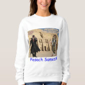 Vrouwen sweatshirt. Gelukkig Pascha. loris/aap Trui (Voorkant)