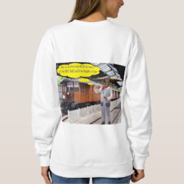 Vrouwen sweatshirt. Gelukkige Vaderdag. koe/condu Trui
