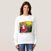 Vrouwen sweatshirt. Happy Moederdag. ragdollca Trui (Voorkant volledig)