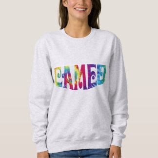 Vrouwen Sweatshirt met Stropdas-Dye Cameo Logo