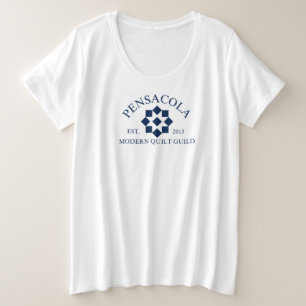 Vrouwen T-shirt Houd kalm en Quilt op Plus Maten