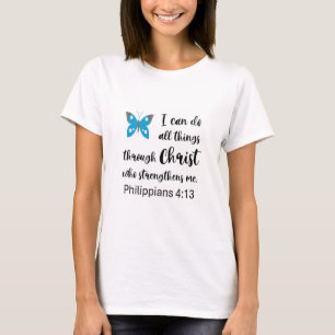 Vrouwen T-shirt - Ik kan alles doen vlinder