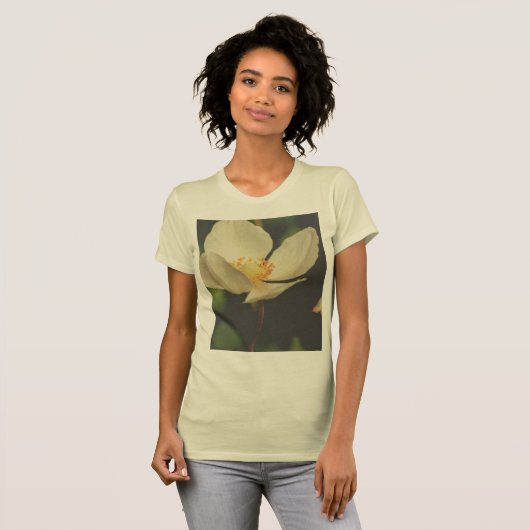 Vrouwen T-shirt met bloemenprint (Voorkant volledig)