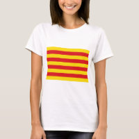Vrouwen T-Shirt met Catalaanse vlag