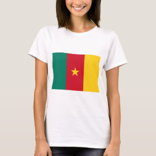 Vrouwen T-Shirt met de vlag van Kameroen