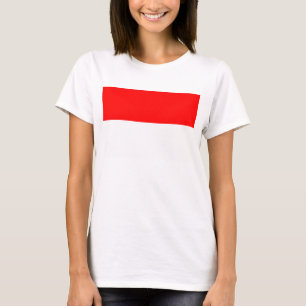 Vrouwen T-Shirt met Indonesische vlag