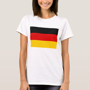 Vrouwen T Shirt met vlag van Duitsland